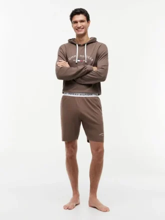 Pantaloni scurți de dormit cu logo Hilfiger