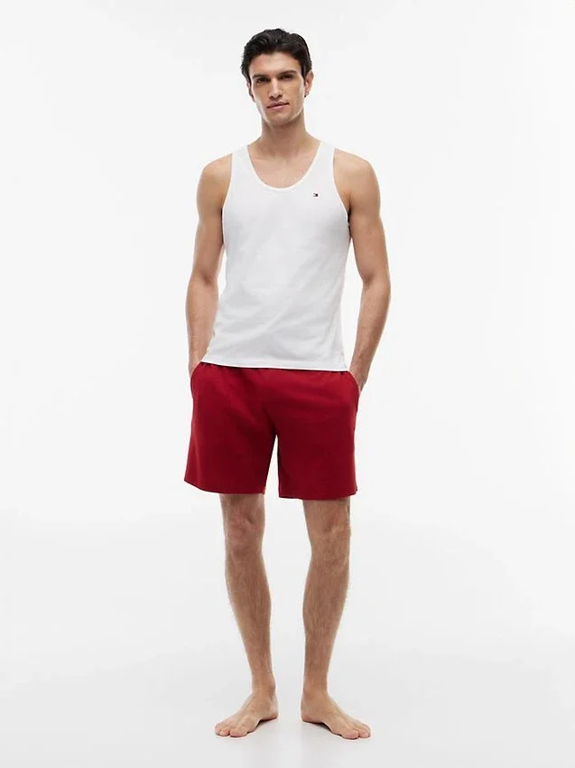 Pantaloni scurți de dormit cu logo Hilfiger Pantaloni scurți de dormit cu logo Hilfiger