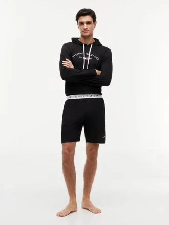 Pantaloni scurți de dormit cu logo Hilfiger