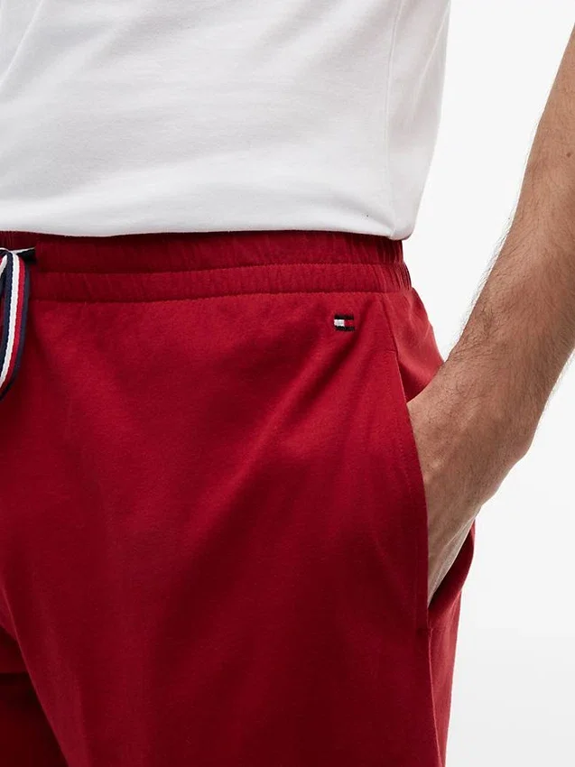 Pantaloni scurți de dormit cu logo Hilfiger Pantaloni scurți de dormit cu logo Hilfiger