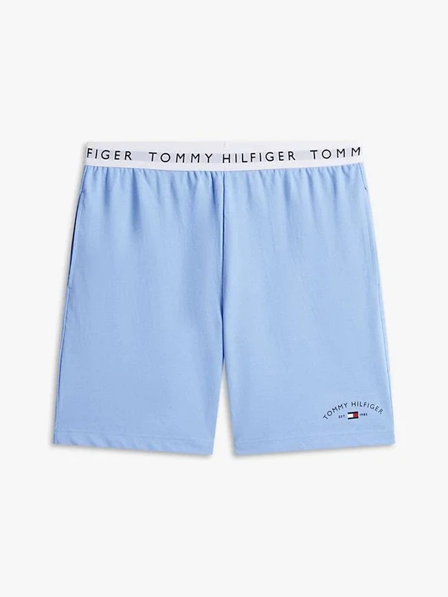 Pantaloni scurți de dormit cu logo Hilfiger Pantaloni scurți de dormit cu logo Hilfiger