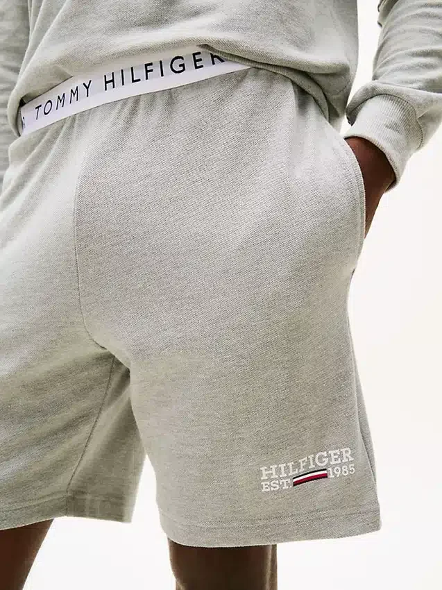 Pantaloni scurți de dormit Hilfiger Logo Pique 8″ Pantaloni scurți de dormit Hilfiger Logo Pique 8″