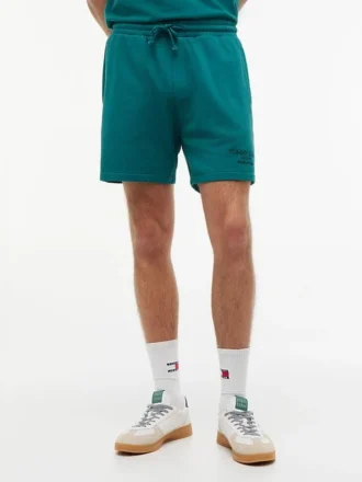 Pantaloni scurți de plajă vopsiți în întregime Tommy Jeans