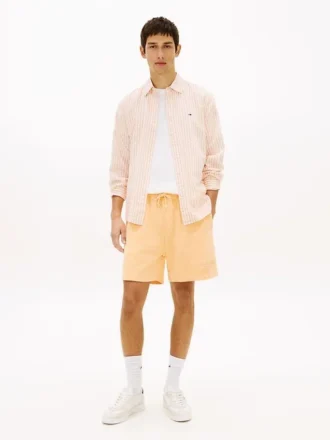 Pantaloni scurți de plajă vopsiți în întregime Tommy Jeans