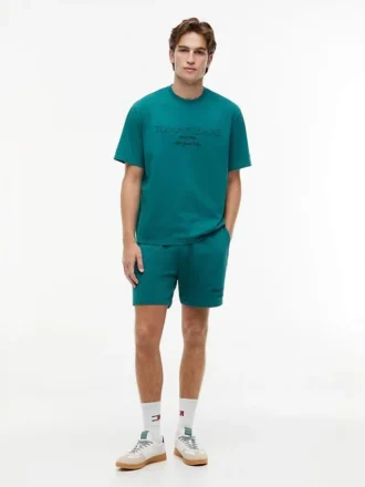 Pantaloni scurți de plajă vopsiți în întregime Tommy Jeans