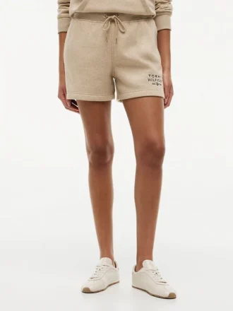Pantaloni scurți de trening cu logo Monotype