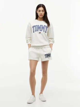 Pantaloni scurți de trening cu logo Varsity Tommy