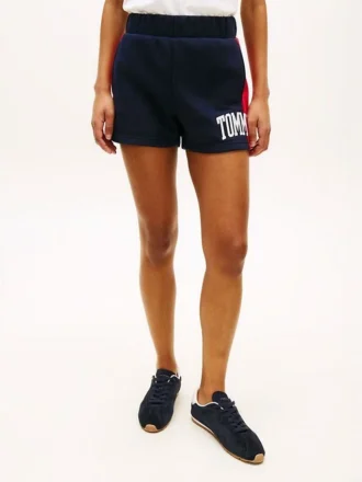Pantaloni scurți de trening Varsity Tommy Logo Colorblock