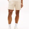 Pantaloni scurți din amestec de bumbac și in, croială regular, 7″ Pantaloni scurți din amestec de bumbac și in, croială regular, 7″