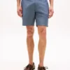 Pantaloni scurți din amestec de bumbac și in, croială regular, 7″ Pantaloni scurți din amestec de bumbac și in, croială regular, 7″