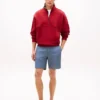 Pantaloni scurți din amestec de bumbac și in, croială regular, 7″ Pantaloni scurți din amestec de bumbac și in, croială regular, 7″