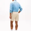 Pantaloni scurți din amestec de bumbac și in, croială regular, 7″ Pantaloni scurți din amestec de bumbac și in, croială regular, 7″