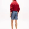 Pantaloni scurți din amestec de bumbac și in, croială regular, 7″ Pantaloni scurți din amestec de bumbac și in, croială regular, 7″
