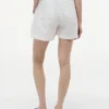 Pantaloni scurți din amestec de in și bumbac