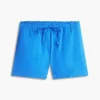 Pantaloni scurți din amestec de in și bumbac