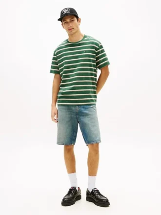Pantaloni scurți din blug Tommy Jeans Relaxed Denim Utility