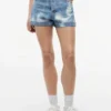 Pantaloni scurți din blugi cu manșete Tommy Jeans Pantaloni scurți din blugi cu manșete Tommy Jeans