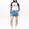 Pantaloni scurți din blugi cu tiv brut Tommy Jeans Pantaloni scurți din blugi cu tiv brut Tommy Jeans