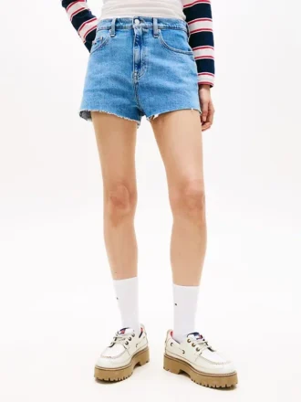 Pantaloni scurți din blugi cu tiv brut Tommy Jeans