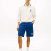 Pantaloni scurți din bumbac cu monogramă Pantaloni scurți din bumbac cu monogramă