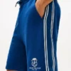 Pantaloni scurți din bumbac cu monogramă Pantaloni scurți din bumbac cu monogramă
