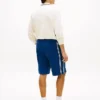 Pantaloni scurți din bumbac cu monogramă Pantaloni scurți din bumbac cu monogramă