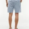 Pantaloni scurți din bumbac și in cu dungi, 7″ Pantaloni scurți din bumbac și in cu dungi, 7″