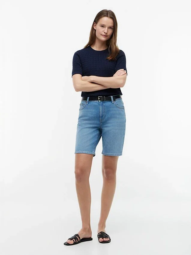 Pantaloni scurți din denim de 9″ Pantaloni scurți din denim de 9″