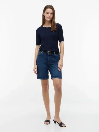 Pantaloni scurți din denim de 9″