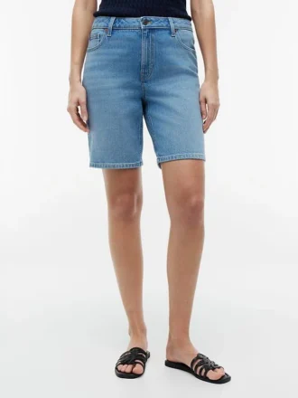 Pantaloni scurți din denim de 9″