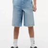Pantaloni scurți din denim largi pentru băieți Pantaloni scurți din denim largi pentru băieți