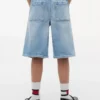 Pantaloni scurți din denim largi pentru băieți Pantaloni scurți din denim largi pentru băieți