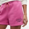 Pantaloni scurți din fleece cu logo Monotype