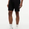 Pantaloni scurți din fleece cu logo Tommy brodat Pantaloni scurți din fleece cu logo Tommy brodat