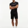 Pantaloni scurți din fleece cu logo Tommy brodat Pantaloni scurți din fleece cu logo Tommy brodat