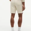 Pantaloni scurți din fleece cu logo Tommy brodat Pantaloni scurți din fleece cu logo Tommy brodat