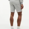 Pantaloni scurți din fleece cu logo Tommy brodat Pantaloni scurți din fleece cu logo Tommy brodat
