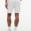 Pantaloni scurți din fleece cu logo Tommy brodat Pantaloni scurți din fleece cu logo Tommy brodat