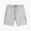 Pantaloni scurți din fleece cu logo Tommy brodat Pantaloni scurți din fleece cu logo Tommy brodat