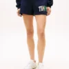 Pantaloni scurți din fleece multicolor cu logo Tommy