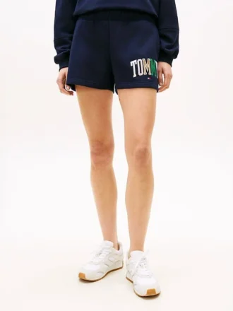 Pantaloni scurți din fleece multicolor cu logo Tommy