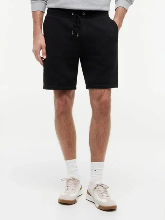 Pantaloni scurți din fleece periat, croială regular, 8″