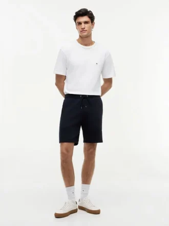 Pantaloni scurți din fleece periat, croială regular, 8″