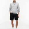 Pantaloni scurți din fleece periat, croială regular, 8″