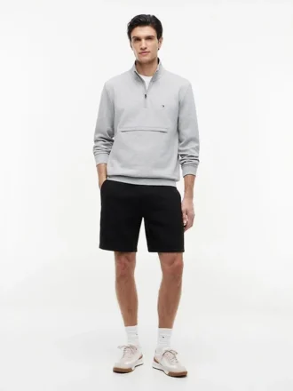 Pantaloni scurți din fleece periat, croială regular, 8″