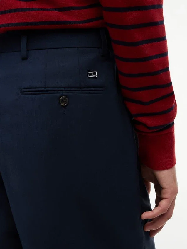 Pantaloni scurți din lână plisați New York Label Pantaloni scurți din lână plisați New York Label