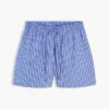 Pantaloni scurți din poplin cu dungi Pantaloni scurți din poplin cu dungi