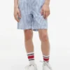 Pantaloni scurți din seersucker cu dungi pentru copii