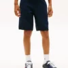 Pantaloni scurți din seersucker elastic pentru copii Pantaloni scurți din seersucker elastic pentru copii