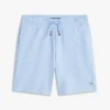 Pantaloni scurți din seersucker elastic pentru copii Pantaloni scurți din seersucker elastic pentru copii